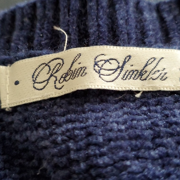 Blue button down sweater - Picture 2 of 4